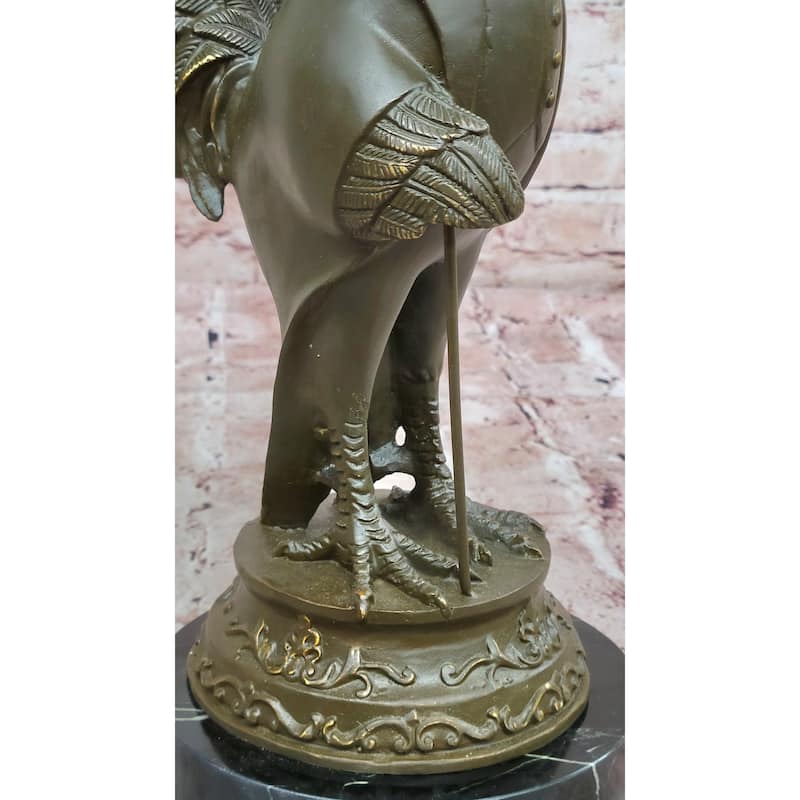 Dapper Rooster Gentleman Bronze Statue – Victorian Style