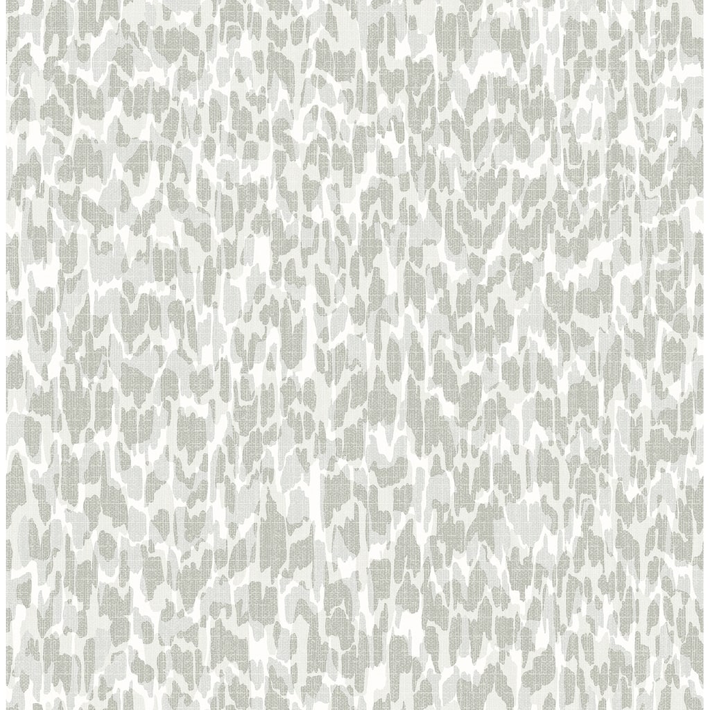 A-Street Prints Flavia Grey Animal Print Wallpaper
