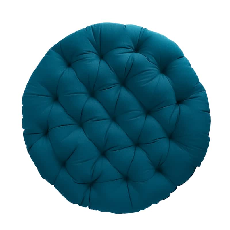 Sorra Home Indoor Suede Round Papasan Cushion