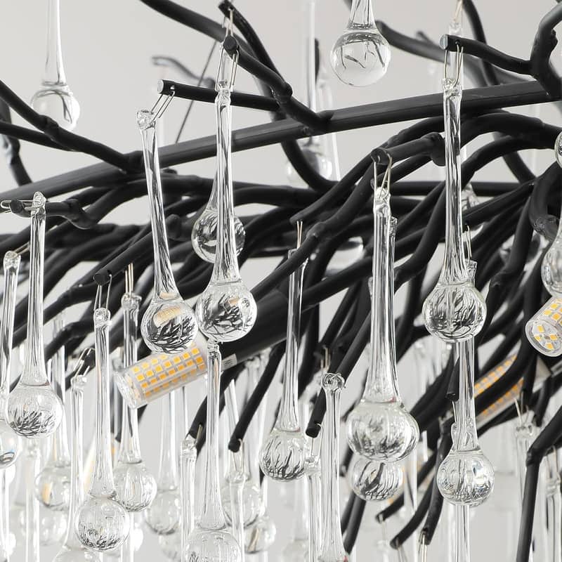 KAYLA 47in-13Light Modern Indoor Crystal Chandelier