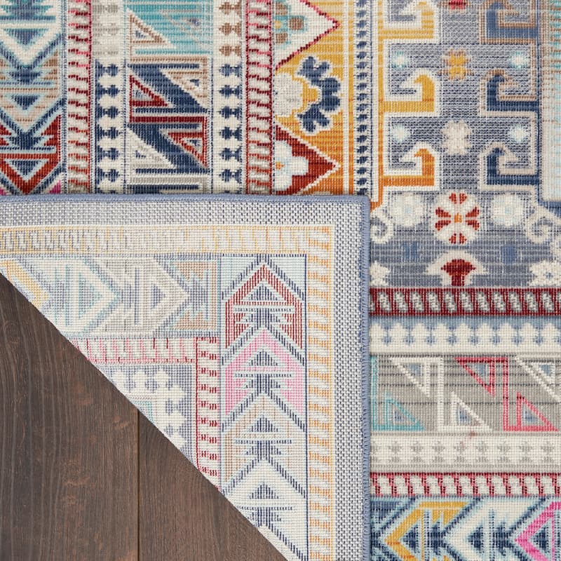 Nourison Vintage Kashan Bordered Traditional Area Rug