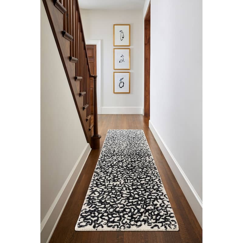 Livabliss Modern & Contemporary Rize Animal Area Rug - 2' x 3' - Black/White