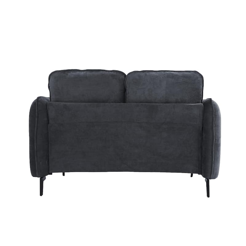 Modern Fabric Loveseat Sofa