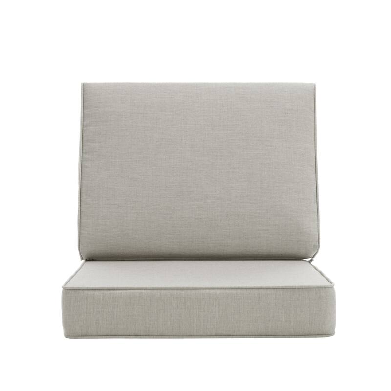 Outdoor 4.7" Thick Sunbrella Cushion Set with Back and Seat Cushions