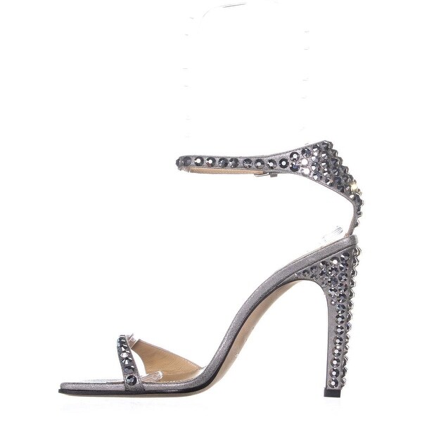 sergio rossi silver sandals