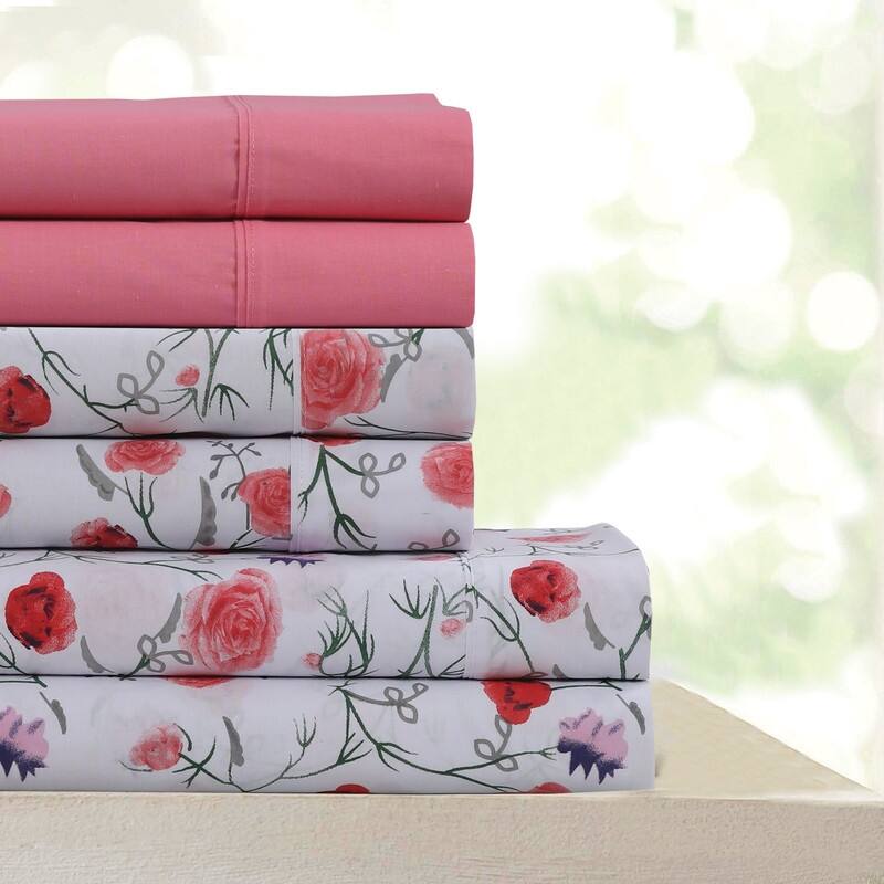 Zoey Beverly Hills 400 Thread Count Egyptian Quality Cotton Sheets Set with BONUS Pillowcases