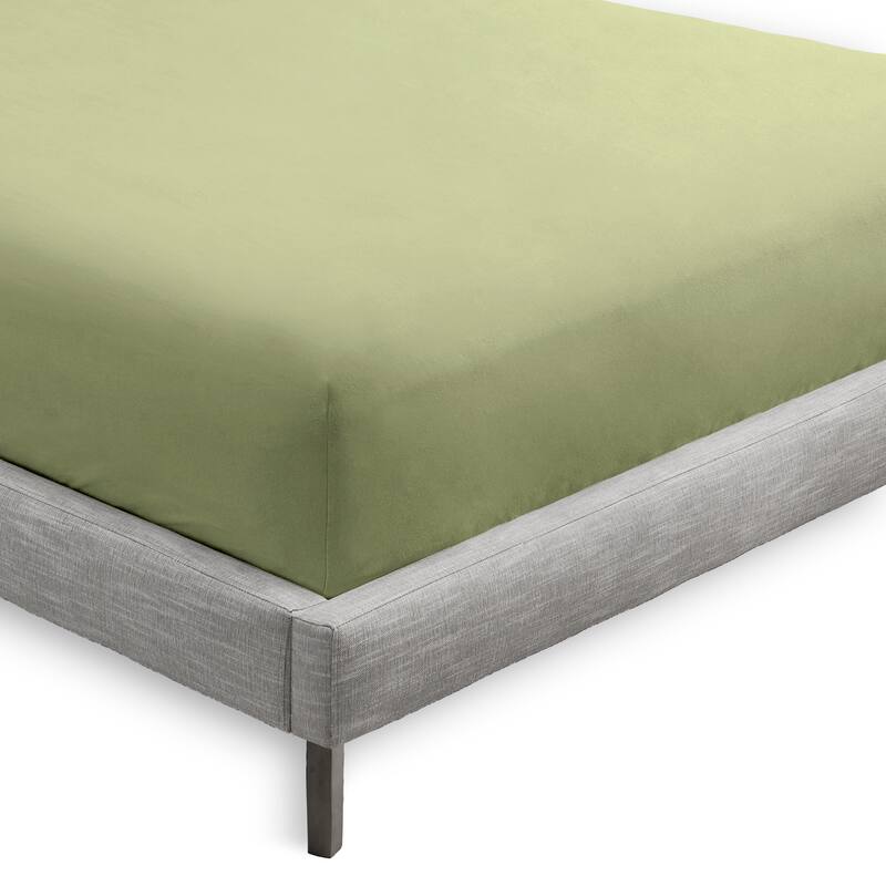 Bare Home 2-Pack Microfiber Fitted Bottom Sheets - Twin XL - Sage