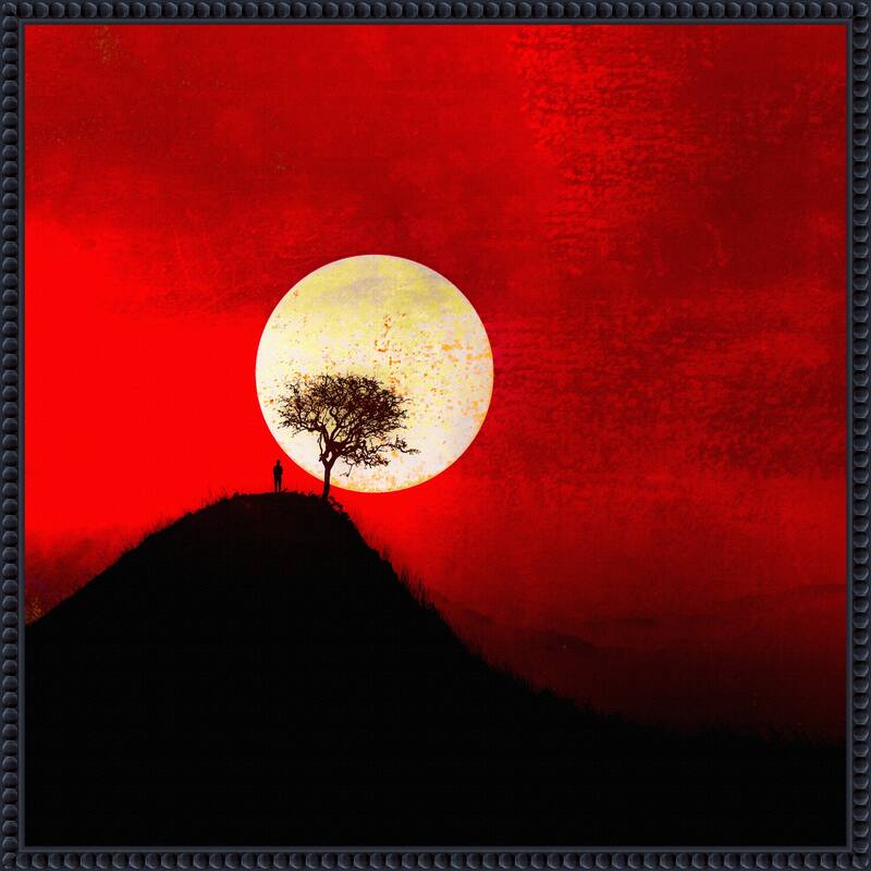 Full Moon by Inge Schuster Framed Canvas Wall Art Print