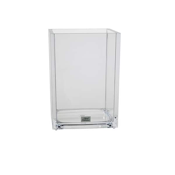 CreativeWare Clear Acrylic Hotel Collection Waste Basket Bed Bath