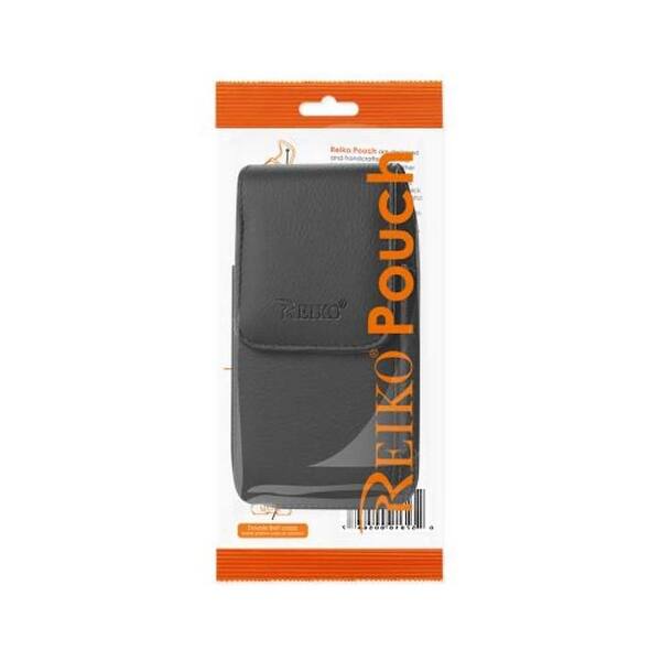 Reiko Vertical Leather Pouch Iphone 6 6s With Megnetic And Belt Clip In Black 5 84x3 04x0 67 Inches Plus Overstock