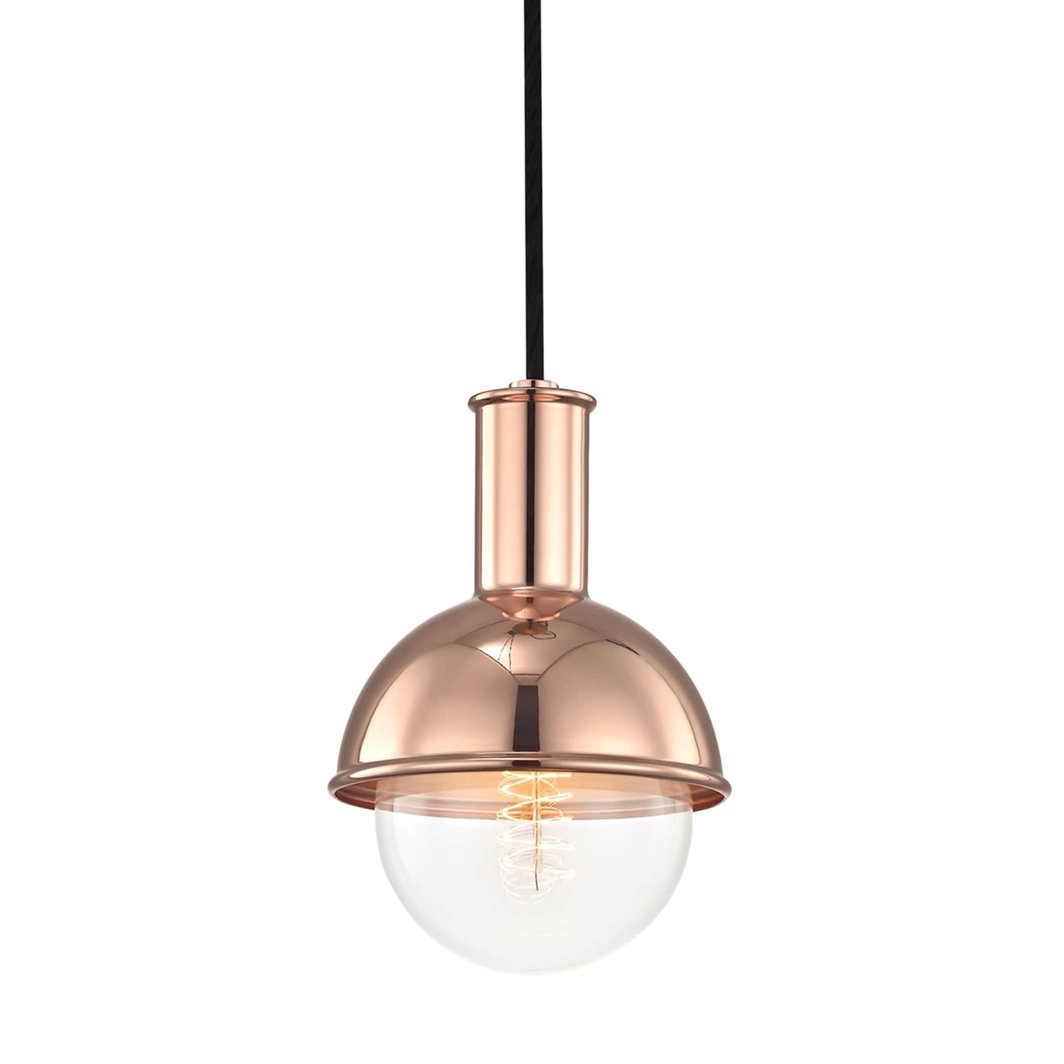 Mitzi by Hudson Valley Riley 1 light Polished Copper Pendant Bed Bath Beyond 17120038