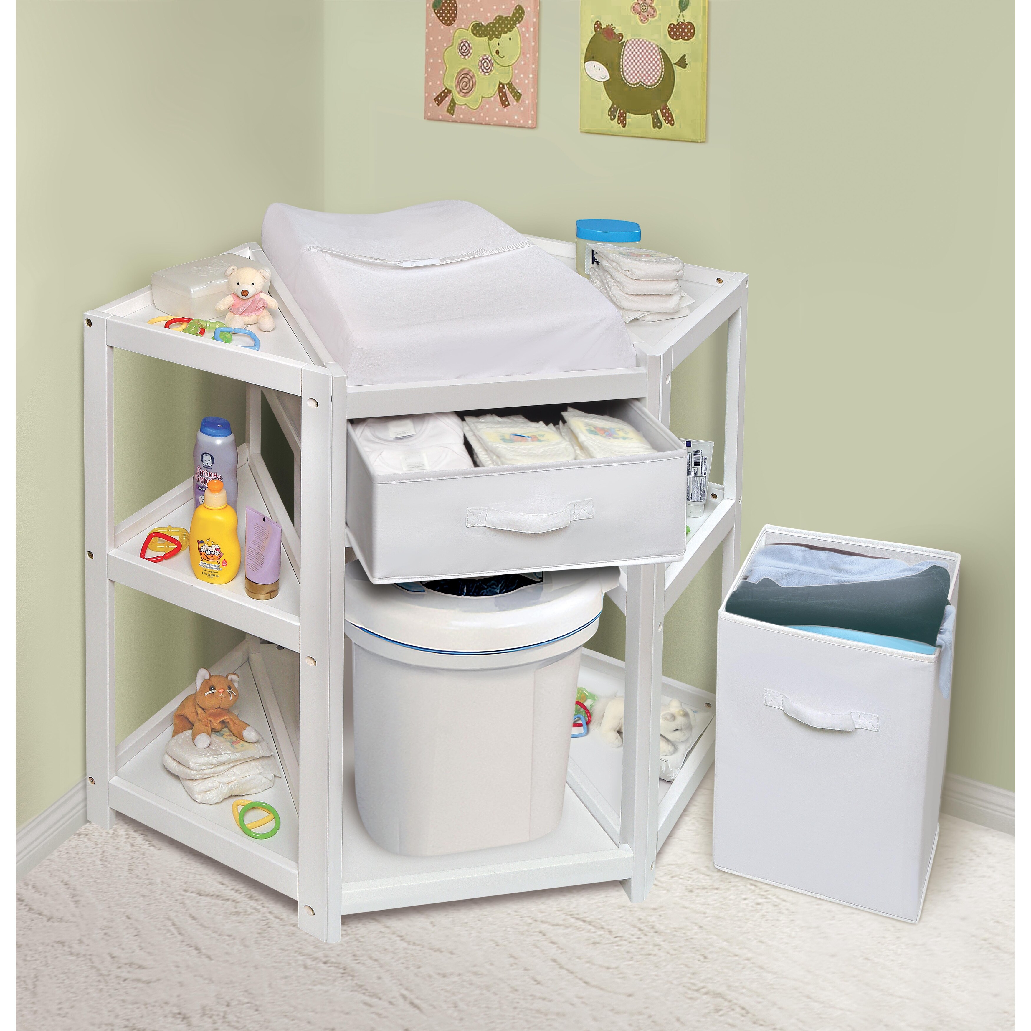 Corner baby sale changing table