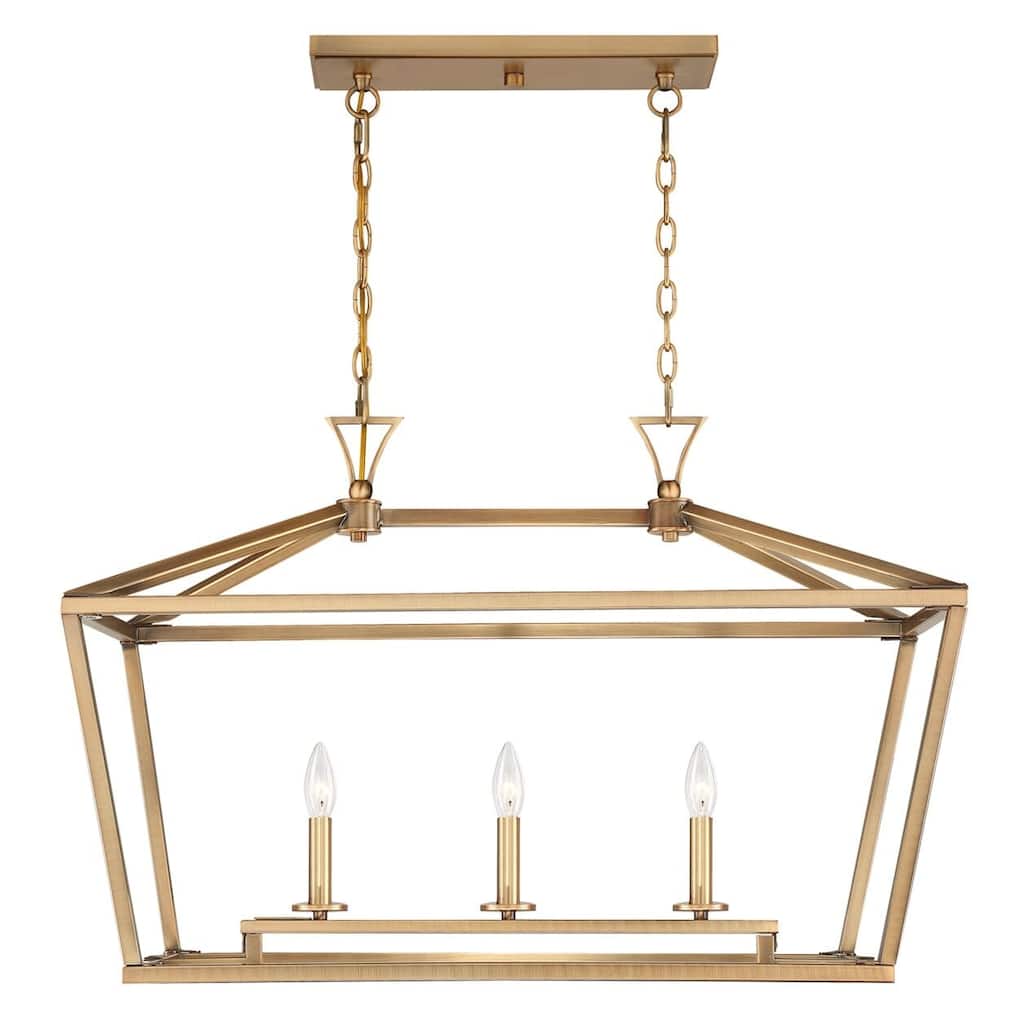 Townsend Three Light Linear Chandelier