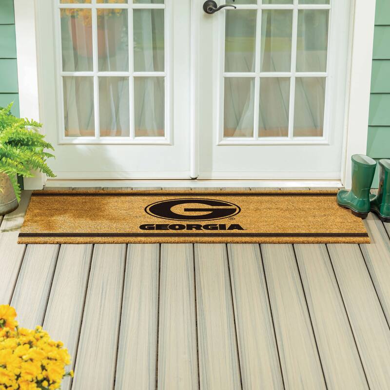 University of Georgia Monochrome Indoor/Outdoor Coir Door Mat
