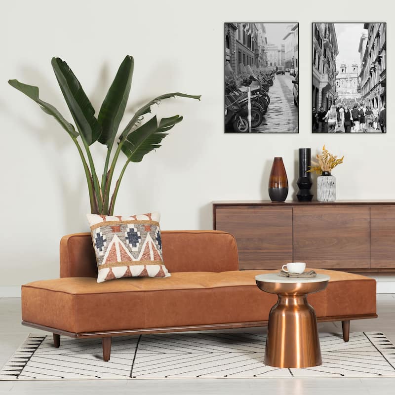 Poly & Bark Jasper Daybed - Full Grain Genuine Italian Leather