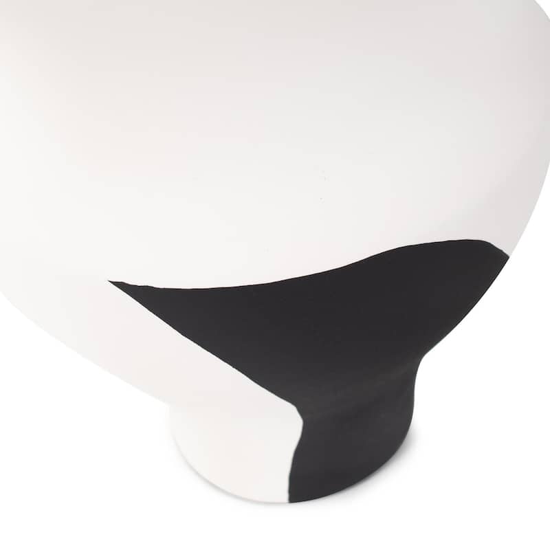 Rapsie Black and White Vase- Tall