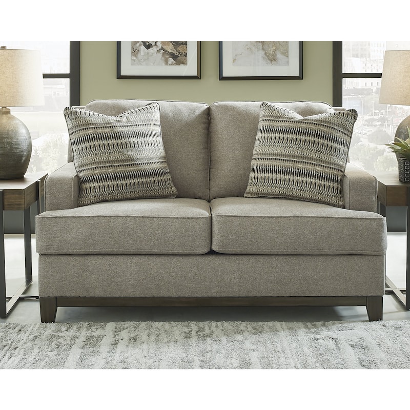 Signature Design by Ashley Kaywood Gray 2-Piece Upholstery Package - 89"W x 40"D x 38"H