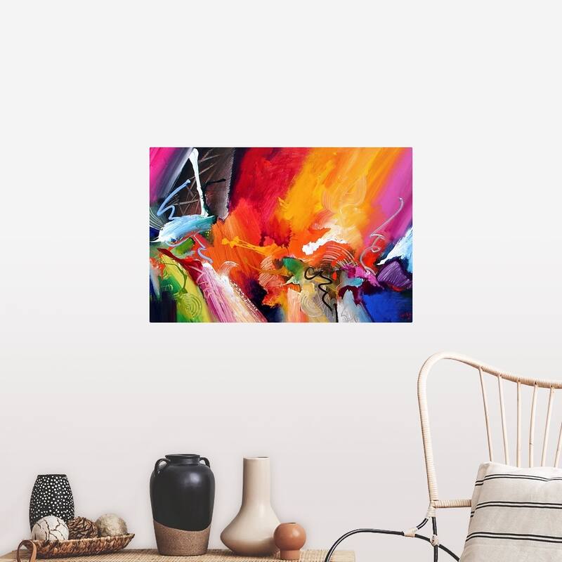 "Unbounded Ecstasy" Poster Print - Multi - 36" x 24"