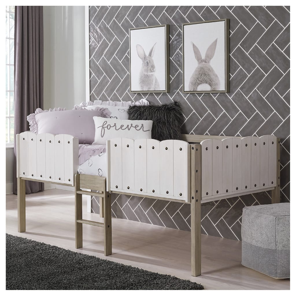 Signature Design by Ashley Wrenalyn Two-tone Twin Loft Bed Frame