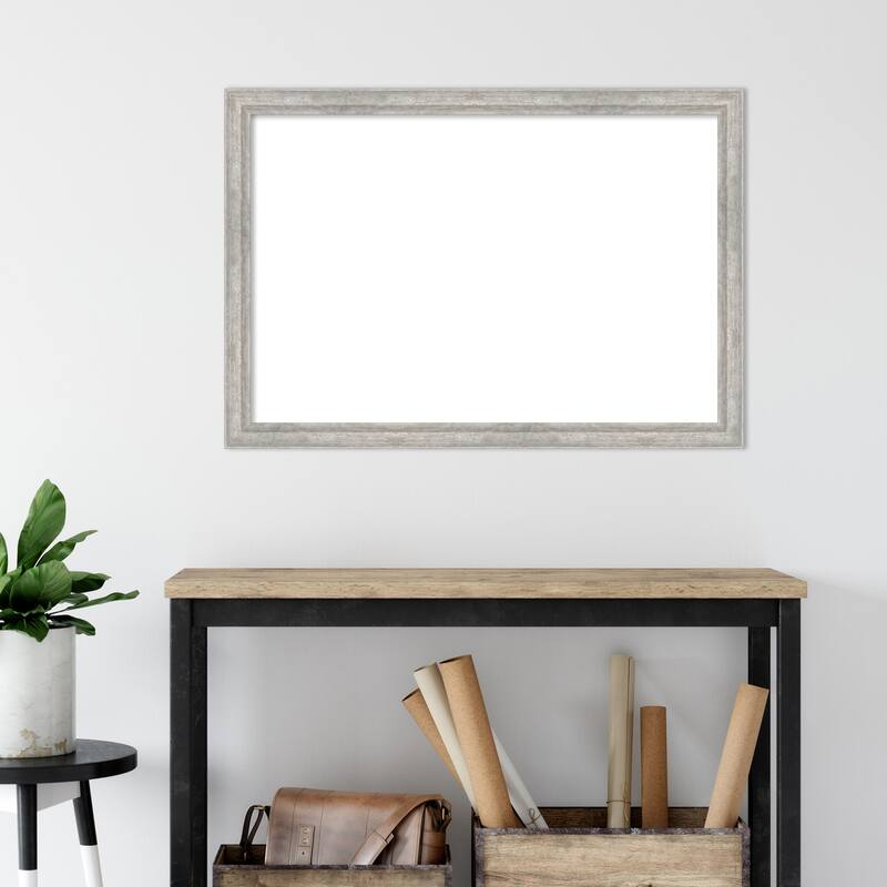 Amanti Art Angled Bronze Framed Dry Erase Magnetic Board