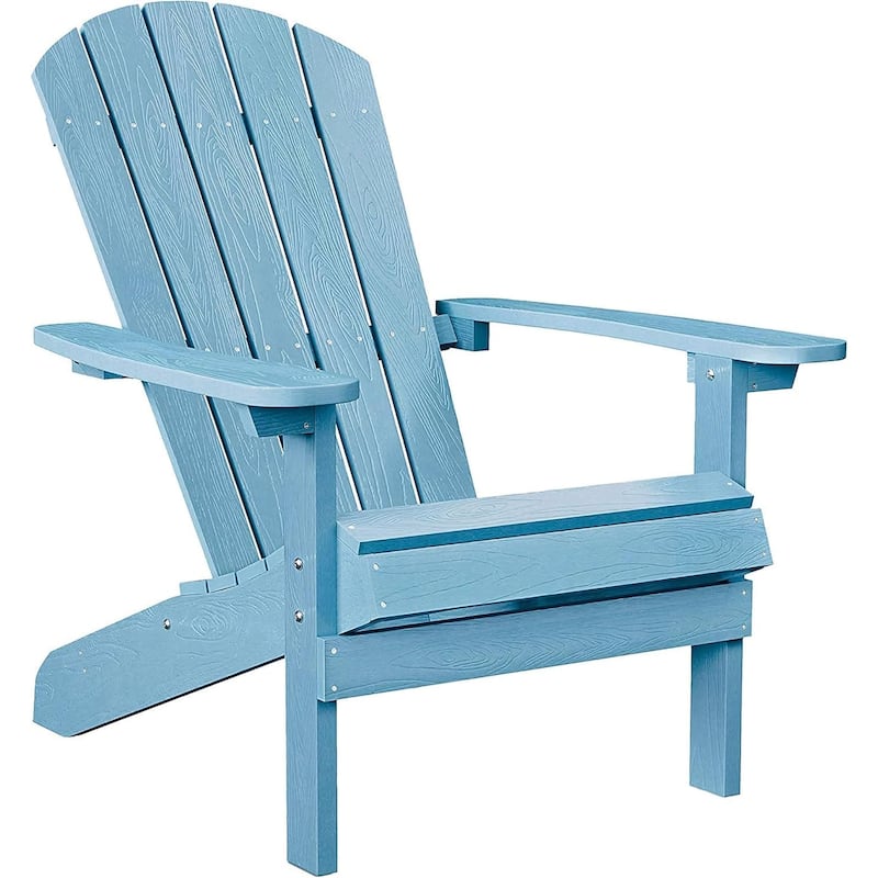 WINSOON All Weather HIPS Outdoor Plastic Adirondack Chairs - Baby Blue