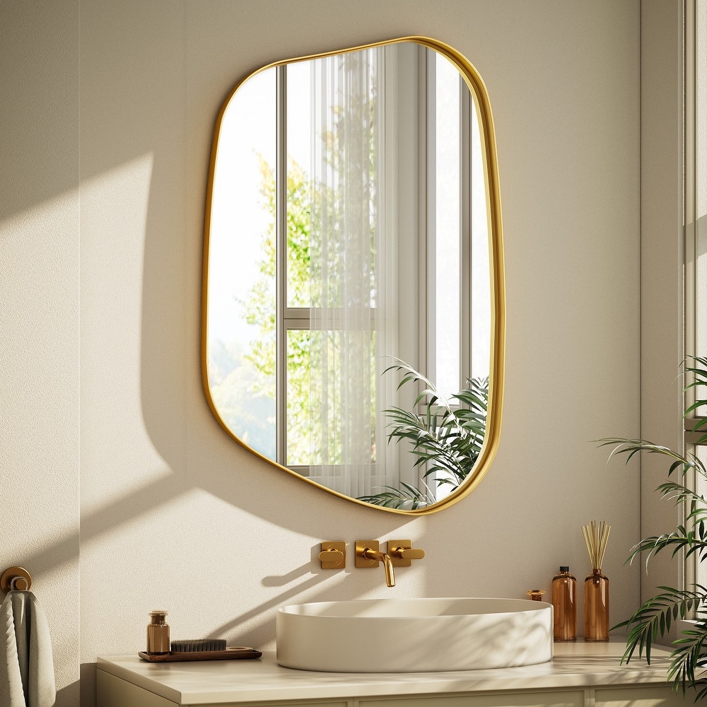 Irregular Bathroom Mirror Mirror Wall Decor