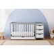 preview thumbnail 18 of 35, Graco Remi 4 in 1 Convertible Crib & Changer with Premium Foam Crib and Toddler Mattress