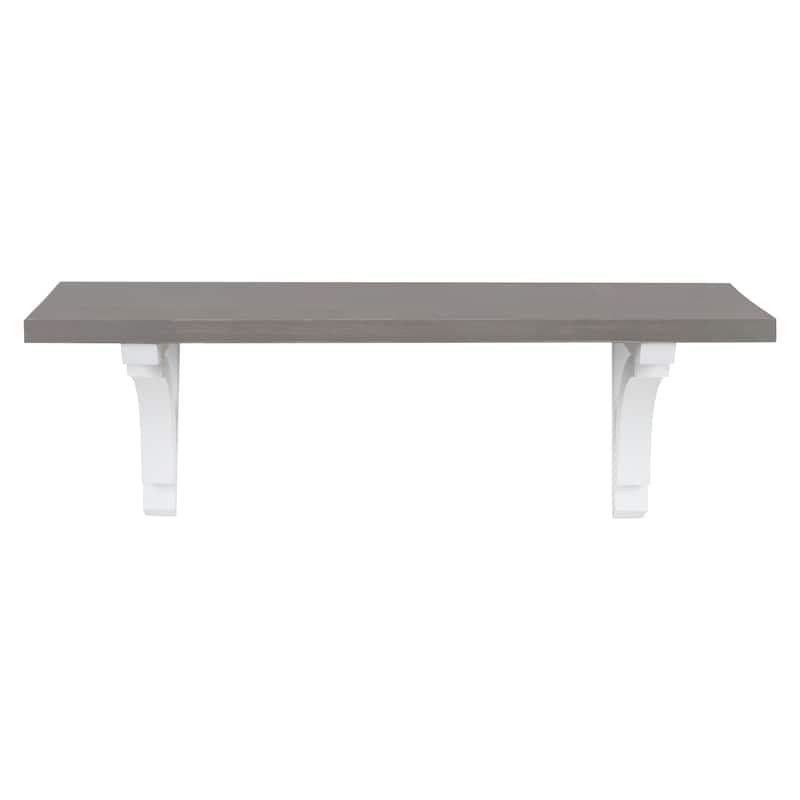 Kate and Laurel Corblynd Traditional Wood Wall Shelf