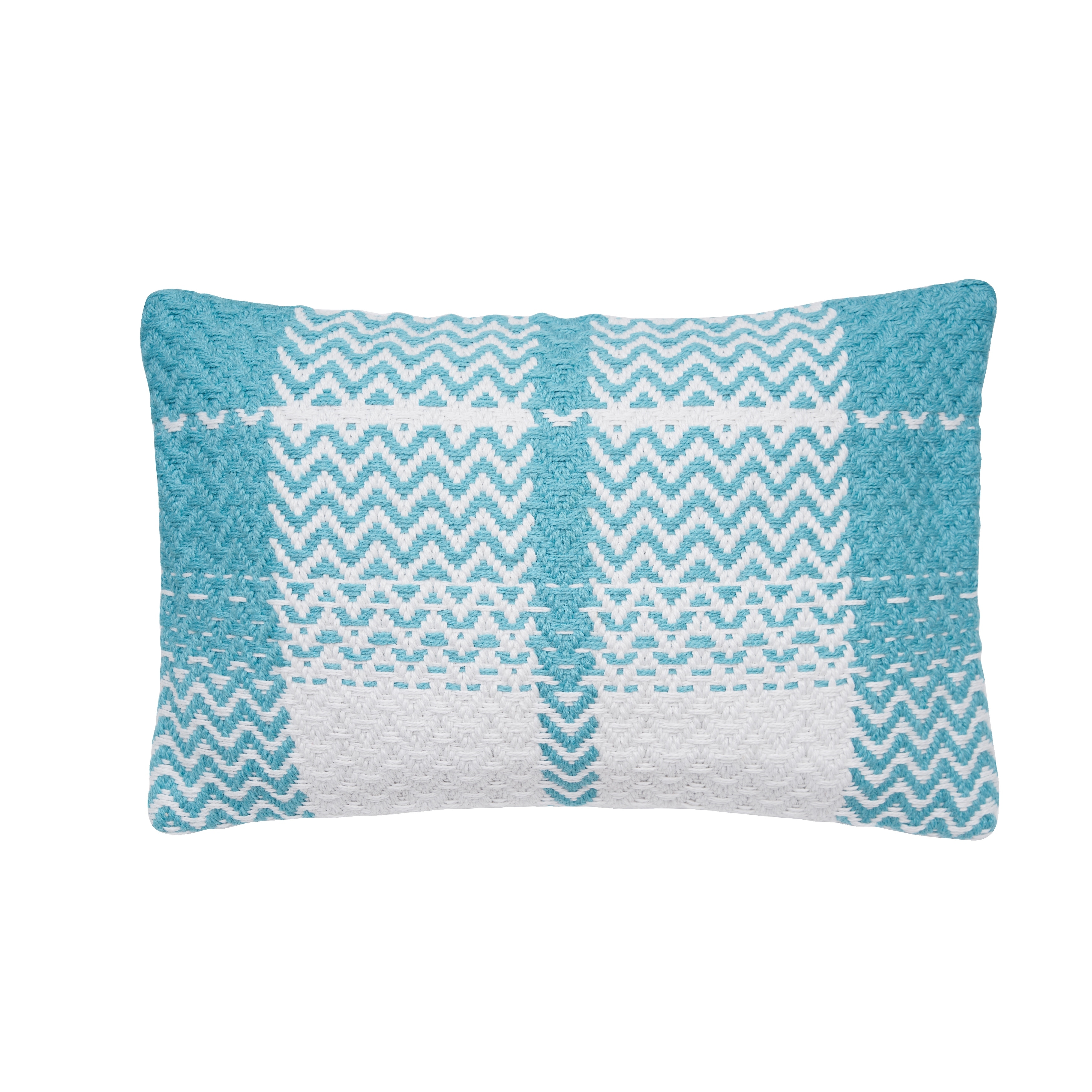 14" x 22" Sim Wave Aqua Pillow