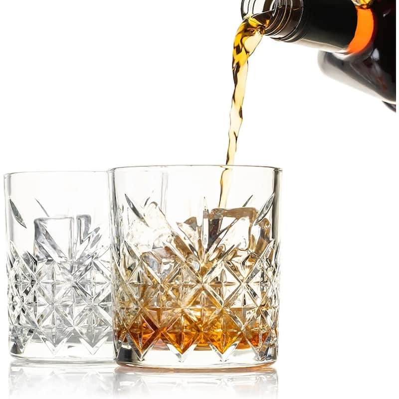 Bezrat Multi Style Whiskey Glasses Set of 6