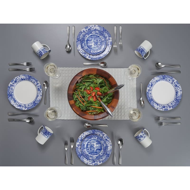 Spode Blue Italian Brocato 12 Piece Set