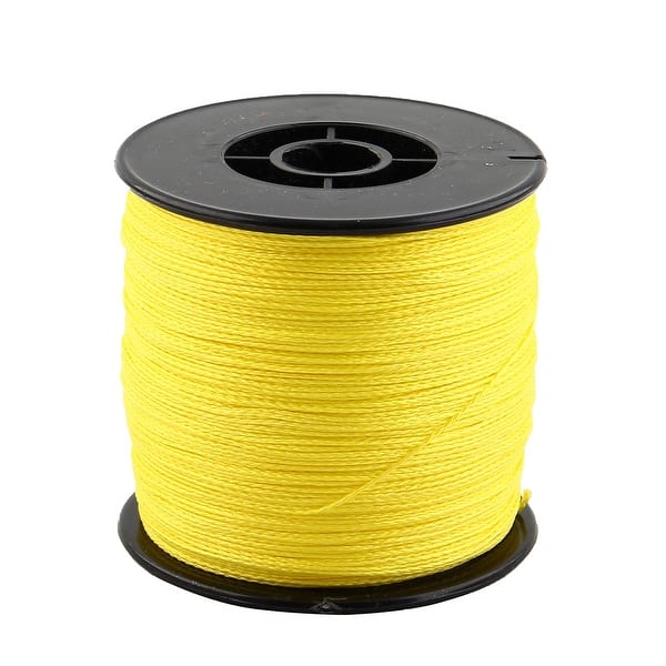 Fisherman Beading Cord Fishing Line Wire Yellow 300m Length - Bed