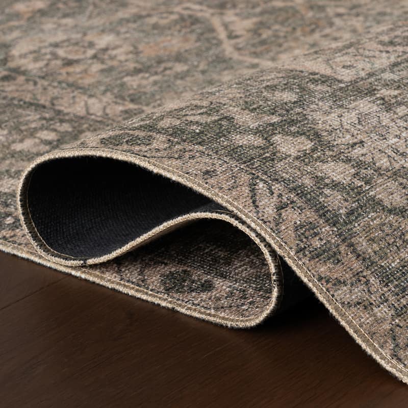 Nuloom Hillstone Collection Traditional Vintage Medallion Area Rug