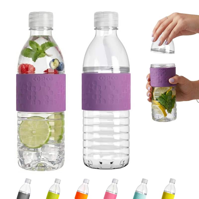 Copco Set of 2 Hydra Bottles - Purple