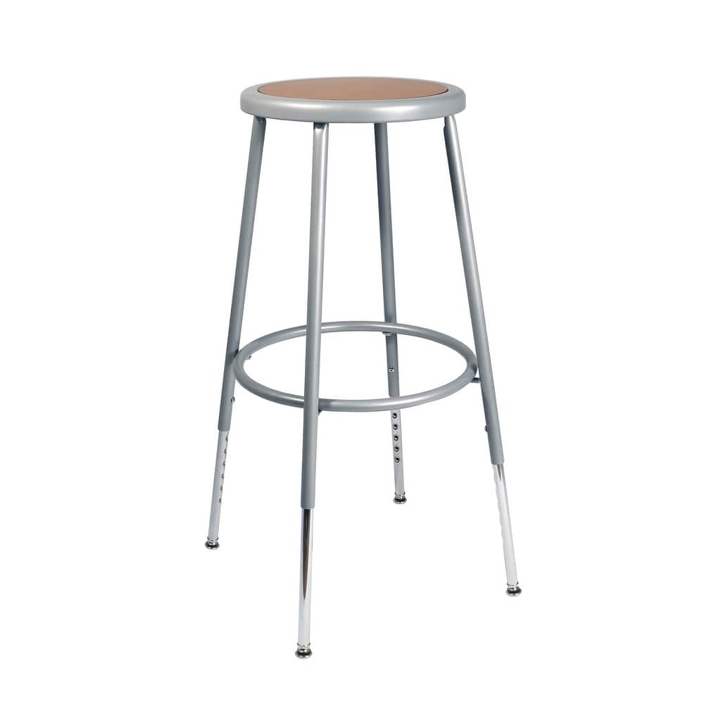 Hampden Furnishings Felix Collection Height Adjustable Steel Stool, AssemblyReady