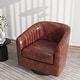 preview thumbnail 7 of 186, Modern Upholstered Barrel Chair Swivel Accent Chair for Living Room