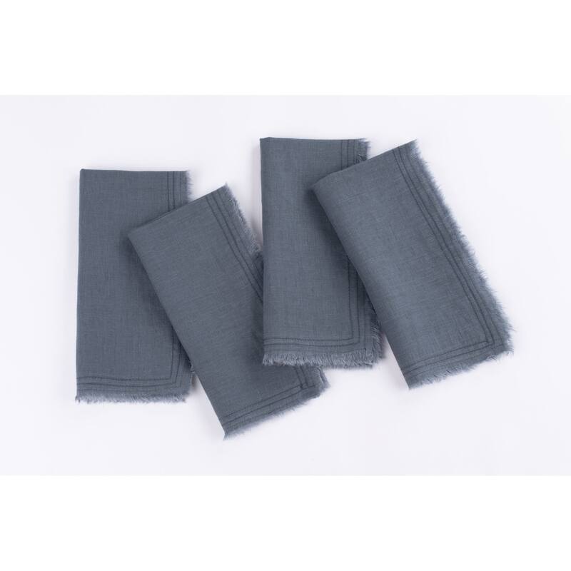 Brighton, Linen Dinner Napkin Set (Set of 4)