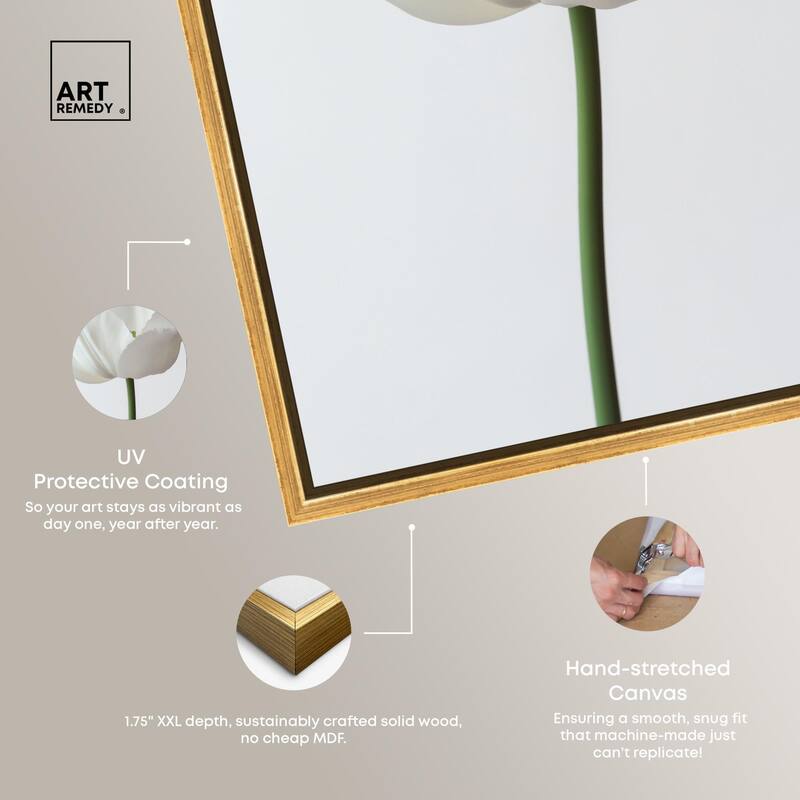 Pearl Floret Canvas by Art Remedy