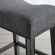 preview thumbnail 9 of 13, The Gray Barn Barish Backless Saddle Seat Counter Stools (Set of 2)