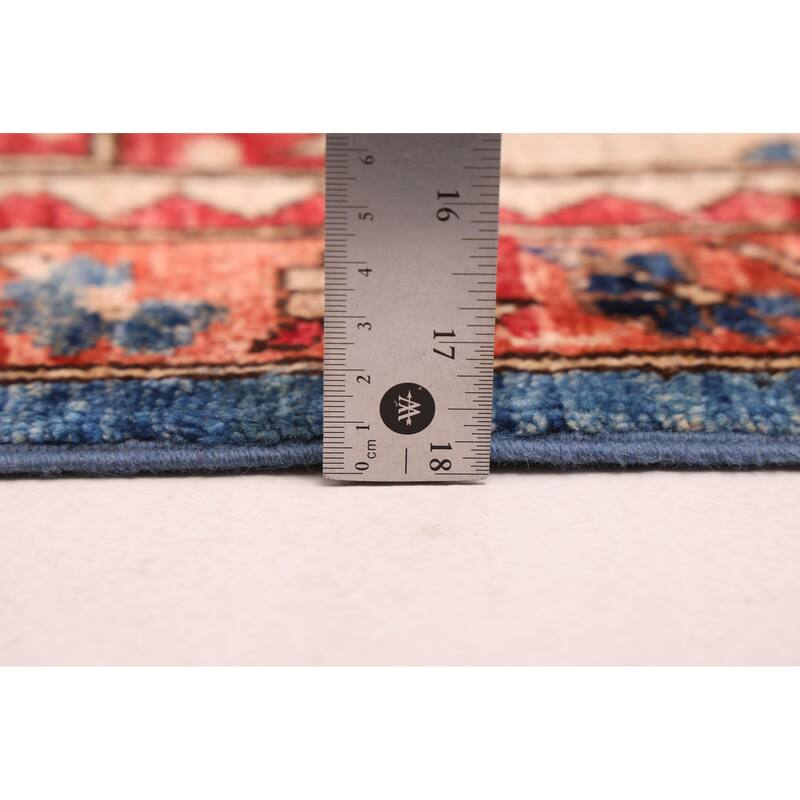 ECARPETGALLERY Hand-knotted Aryana Dark Blue Wool Rug - 9'2 x 12'0