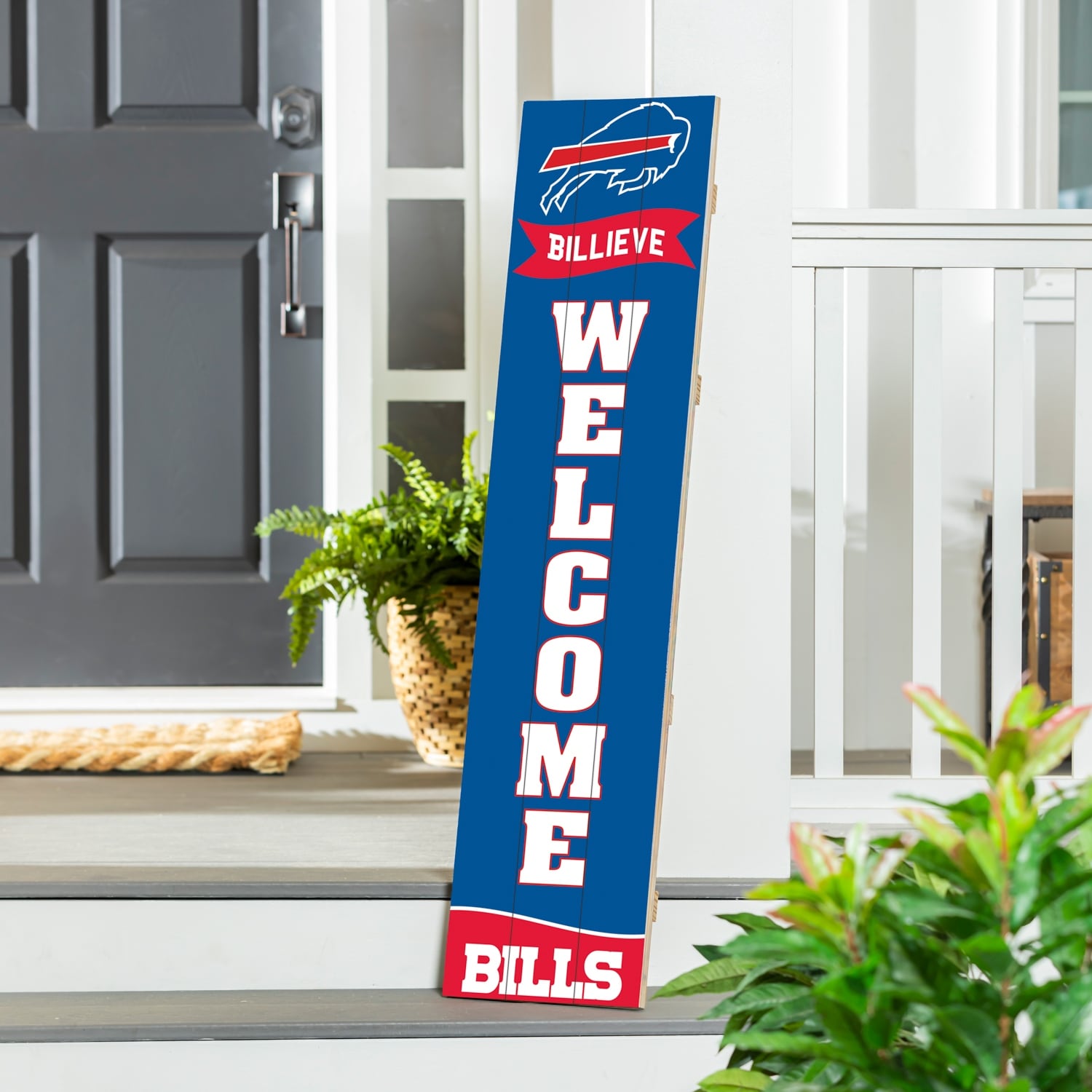 47" Porch Leaner Welcome Wall Sign, Buffalo Bills