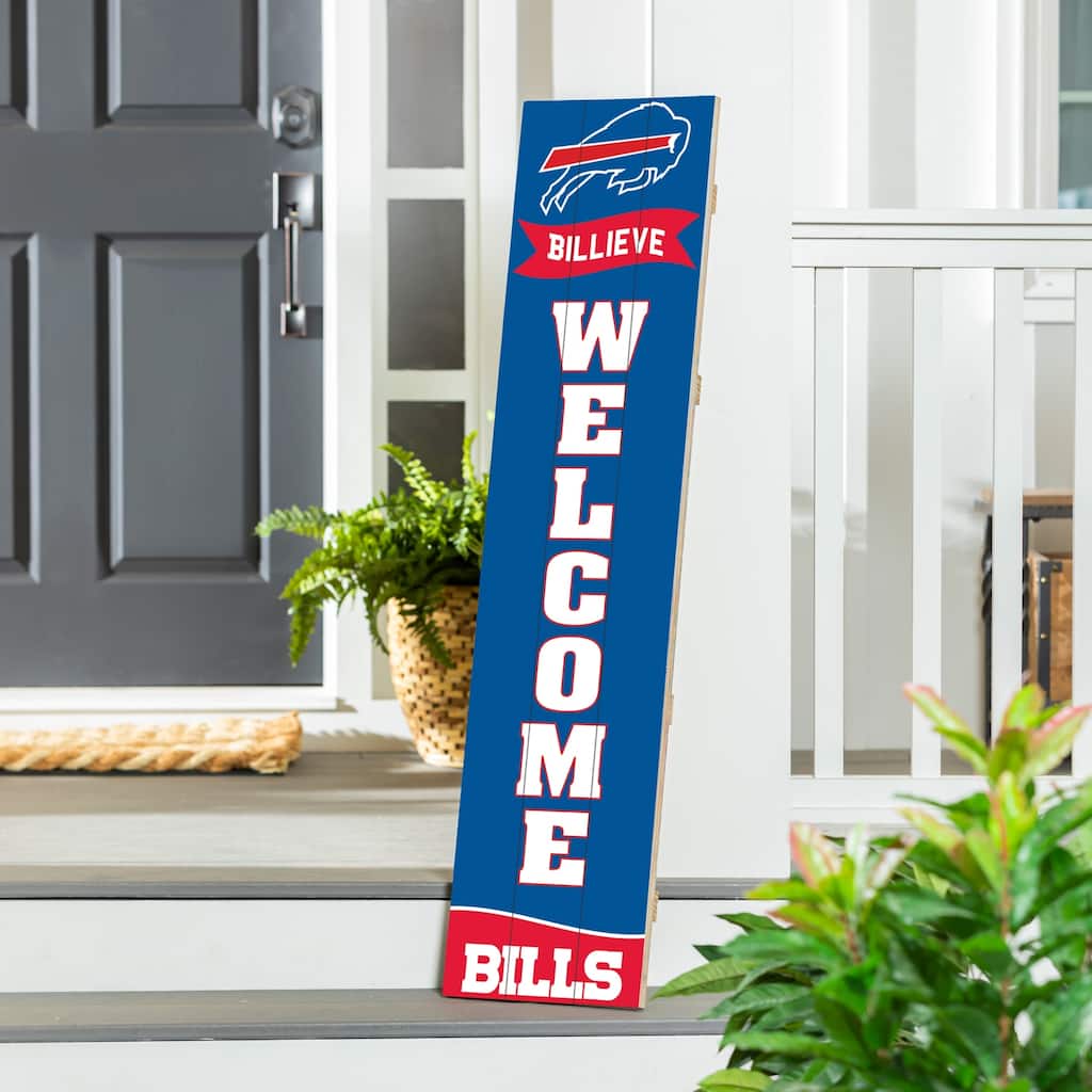 47" Porch Leaner Welcome Wall Sign, Buffalo Bills