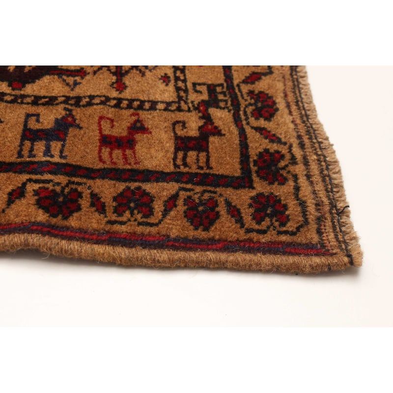ECARPETGALLERY Hand-knotted Teimani Light Brown Wool Rug - 6'8 x 9'5