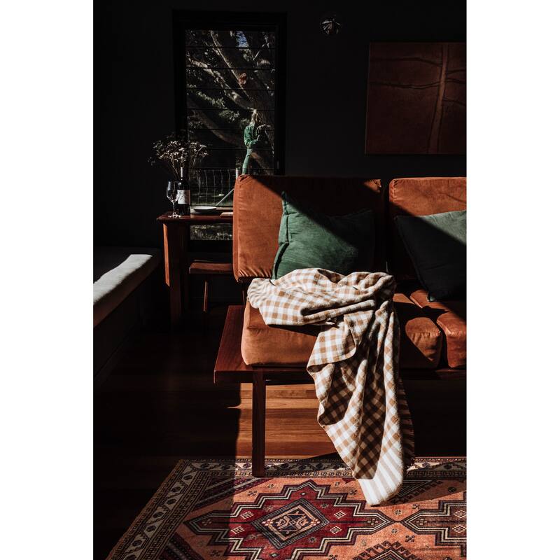 ECARPETGALLERY Hand-knotted Kayseri Vintage Copper Wool Rug - 3'5 x 6'3