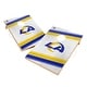 preview thumbnail 1 of 3, Los Angeles Rams NFL Regulation 2x4 Cornhole Set