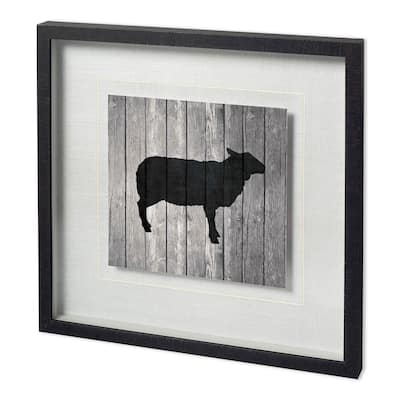 Barn Sheep Framed Art Print
