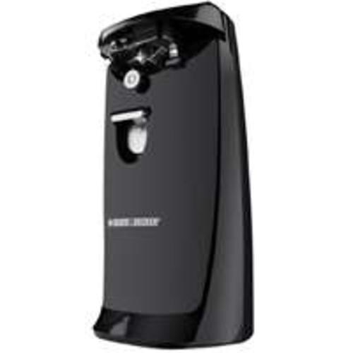 Black Decker EC475B 2 Extra Tall Electric Can Opener Knife Sharp Black