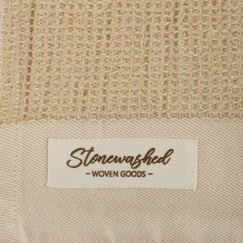 DII Washed Waffle Woven Dishtowel Set of 2