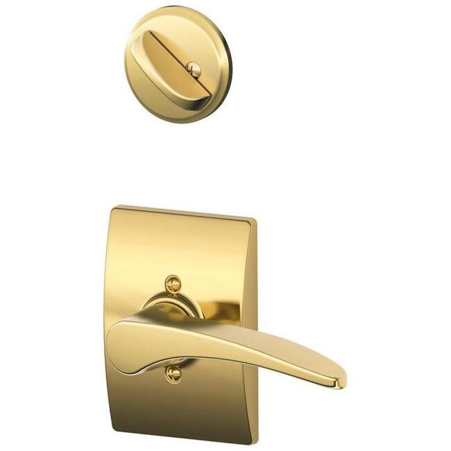 Schlage F94-MNH-CEN-LH Manhattan Left Handed One-Sided Dummy Interior