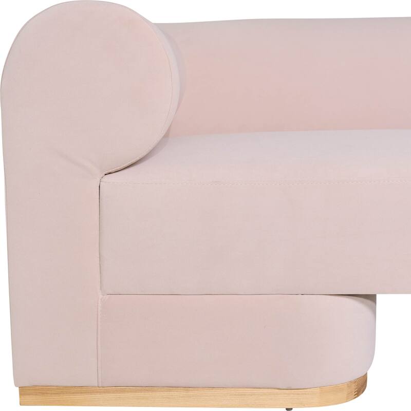 Sagebrook Home Modern Upholstered Sofa - 97" x 35" x 29"